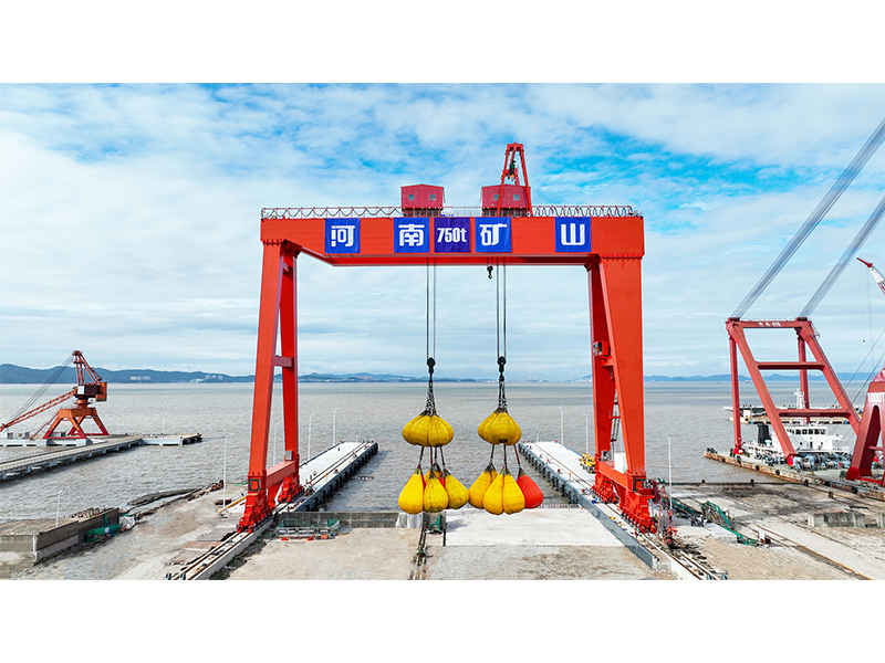 巨无霸登。750对祓沉机亮相，助力浙江某项目建设！
